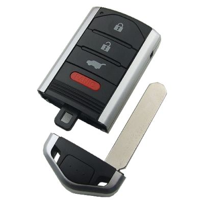 Acura 3+1 button remote key with 313.8mhz FCC: M3N5WY8145 keyless - 3