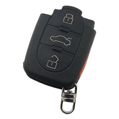 Audi 3+1 button remote key with big battery 434MHZ the remote control model is 4D0 837 231 K - 1