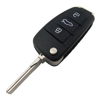 Audi A3 TT 3 button remote key wth ID48 chip 434mhz FCCID is 8PO837220D - 2