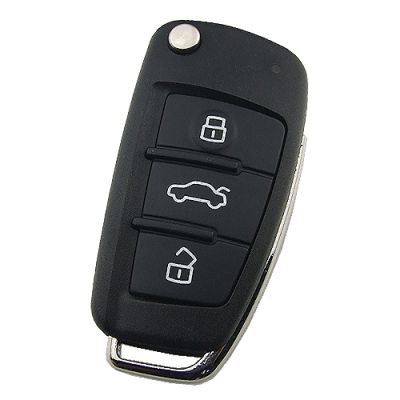 Audi A4 3 button remote key with 315mhz 8EO837220L 8EO837220T ...