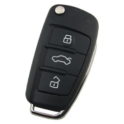 Audi A3 TT S3 3 Buttons Remote Key 8EO837220R - 1