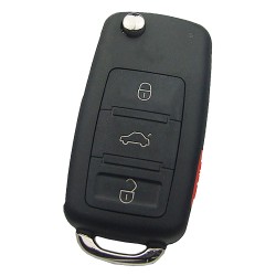 Audi A8 2004-2010 Clés de Commande Radio sans Proximité 3 boutons ID46 433MHz PC - 1