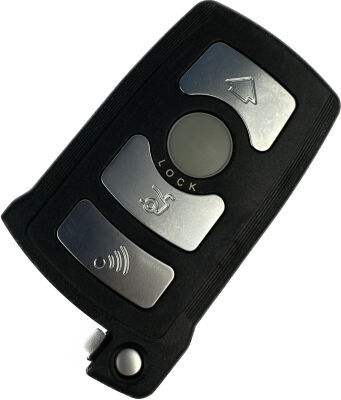 Bmw 4 Buton Smart Key Shell Battery holder is on the back of the key shell - 1