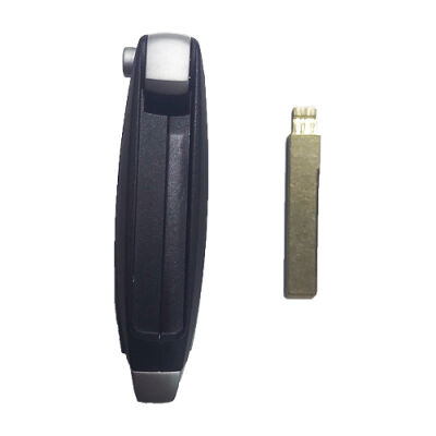 Bmw 4 button flip remote key blank with 2 track - 3