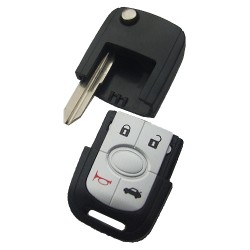 Buick 5 button remote key blank - 3