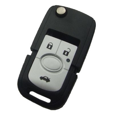 Buick remote Key blank with 3 button - 1