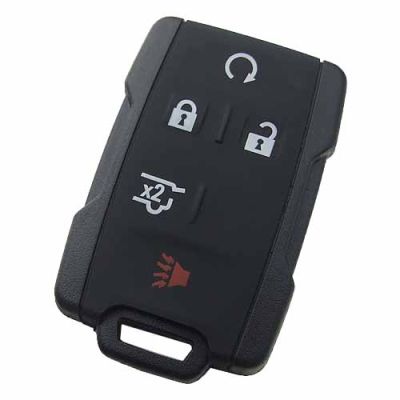 Chevrolet black 5 button remote key with 434mhz - 1