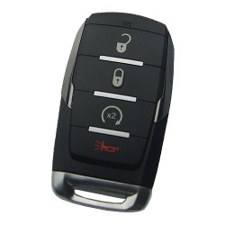 Chrysler 3+1 button key shell with key blade - 1