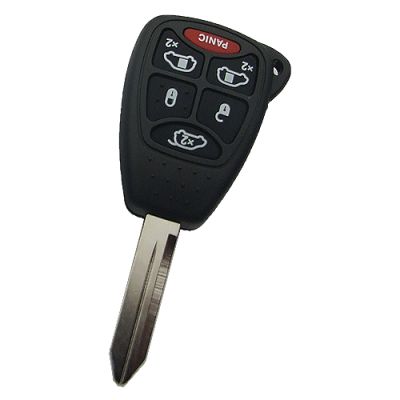 Chrysler 5+1 button remote key blank - 1