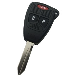 Chrysler Dodge Jeep 2+1-Button Remote Head Key Shell - 1