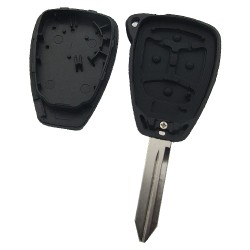 Chrysler/Dodge/Jeep 3+1 Button Remote Head Key Shell - 3