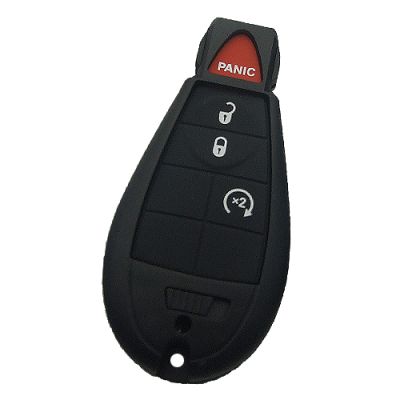 Chrysler Dodge Jeep 3+1 Buttons remote key shell - 1