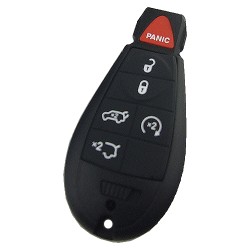 Chrysler Dodge Jeep 4+1 Buttons remote key shell - 1