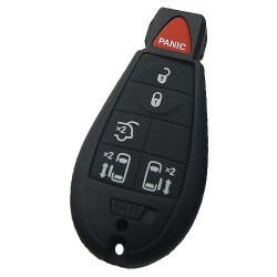 Chrysler Dodge Jeep 5+1 Buttons remote key shell - 1