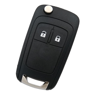 Clé de télécommande pliable Chevrolet à 2 boutons (OEM) (GM 13500218, 433 MHz, ID46) - 1