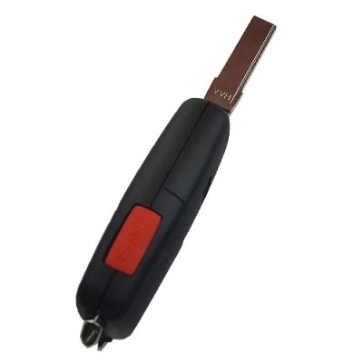 Clé de télécommande pliante de proximité Audi A8, transpondeur ID46 433MHz PCF7943A à 3 boutons - 3