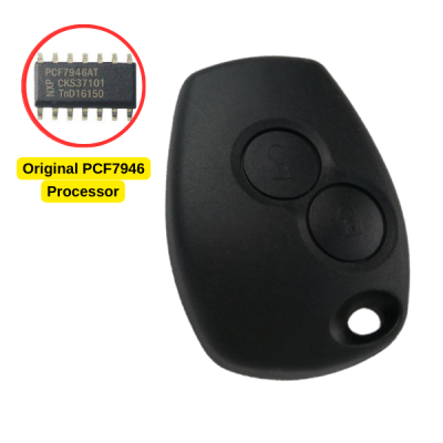 Dacia Sandero, Logan, Duster 2 Button Remote Key (AfterMarket) (NE73 or VAC102, 433 MHz, PCF7946) - 1