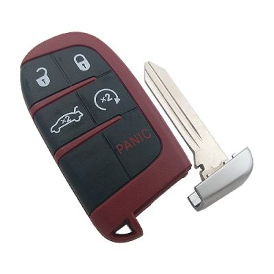 Dodge Srt Smart Key Shell 4+1 Buttons - 3