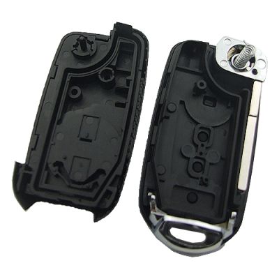 Fiat 4 button flip remote key blank with SIP22 without logo - 3