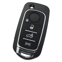 Fiat 500X 4 button flip Remote Key blank with SIP22 blade - 1