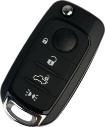 Fiat Egea 4 Buttons Megamos Aes remote control 433 Mhz - 1