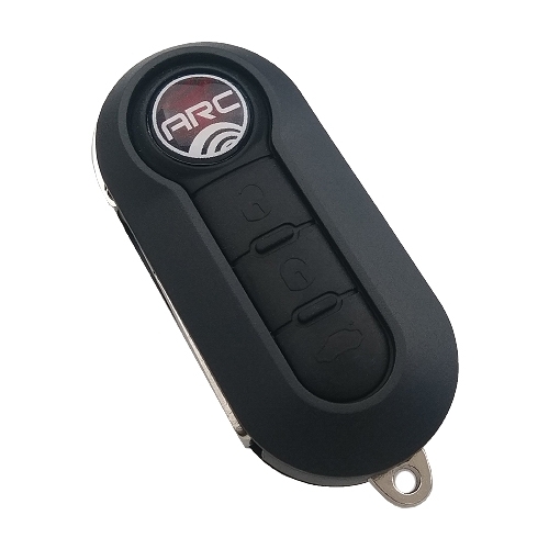 Fiat Remote Key 3 Black Buttons (Original, Delphi) (433 MHz, ID46