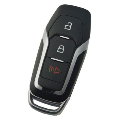 Ford 2+1 button remote key shell with key blade - 1