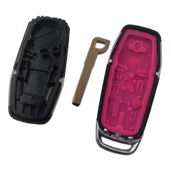 Ford 2+1 button remote key shell with key blade - 3