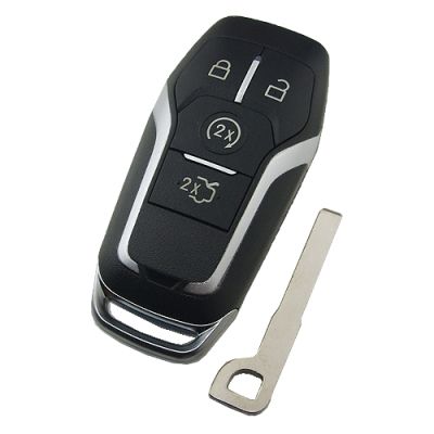 Ford 4 button aftermarket remote key with 868mhzHITAG PRO keyless - 1