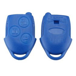 Ford Chiave Guscio 3 Pulsanti Blu - 6