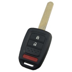 Honda 2+1 button remote key with chip 47-7961XTT inside 313.8MHZ FCC ID:MLBHLIK6-1T Fits:2013-2015 CR-V - 1