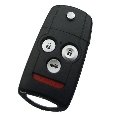 Honda 3+1 button flip remote key blank no logo - 1