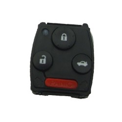 Honda 3+1 remote control key shell with put chip place - 1