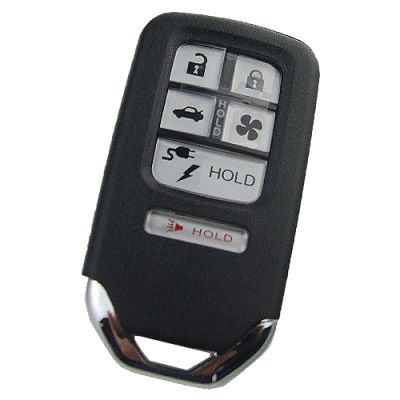 Honda 5+1 button remote key blank - 1