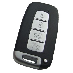 Hyundai 4 button remote key blank - 1