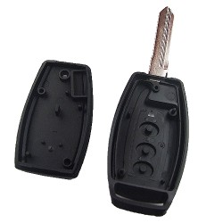 India TATA 3 button remote key shell with right blade - 3