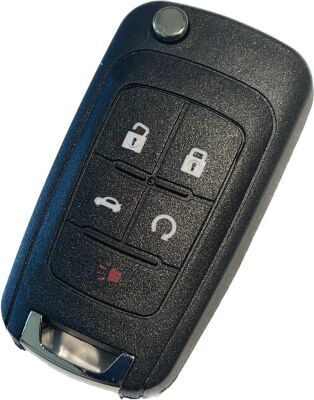 Llave remota Chevrolet 4+1 botones (posventa) (433 MHz, ID46) - 1