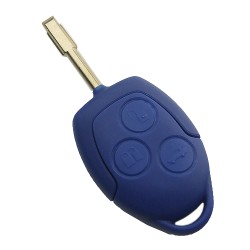 Llave remota Ford azul de 3 botones (recambio, 433 MHz, ID63) - 2