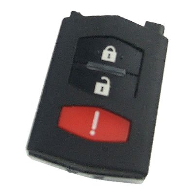 Mazda 2+1 button remote key case - 1