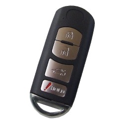 Mazda 4 button remote key blank - 1