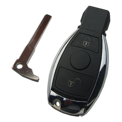 benz 2 button rmeote key blank - 2