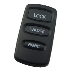 Mitsubishi 3 button remote key shell - 1