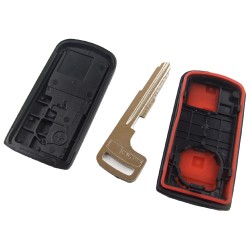 Mitsubishi 2 button remote key shell - 3