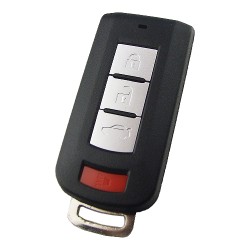 Mitsubishi 4 button remote key shell - 1