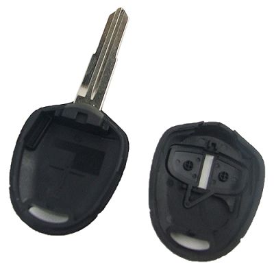 Mitsubishi upgrade 2 button key shell with left MIT8 blade - 3