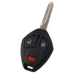 Mitsubishi upgrade 2+1 button key shell with left MIT9 blade - 1