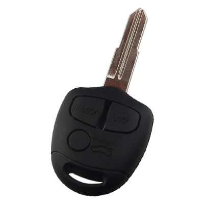 Mitsubishi upgrade 3 button key shell with left MIT8 blade - 1