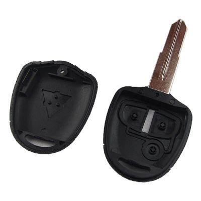 Mitsubishi upgrade 3 button key shell with left MIT8 blade - 3