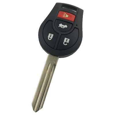 Nissan 3+1 button remote key blank - 1