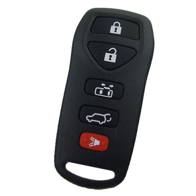 Nissan 4+1 button remote key blank - 1